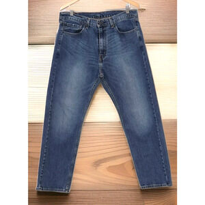 Levi's 505 Men's Jeans Regular Fit Zip Fly Straight Leg Denim 36X30 Distressed
